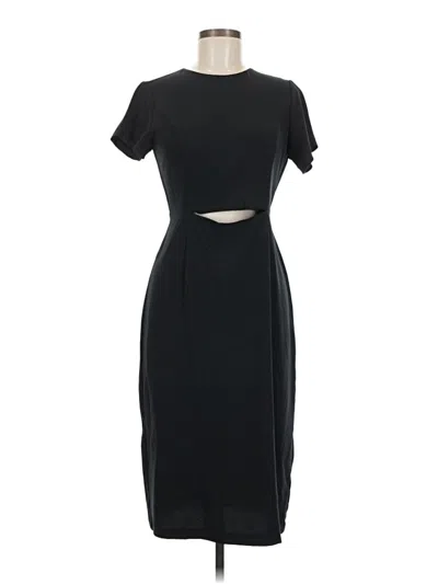 Pre-owned Babaton Cocktail Dress In Black