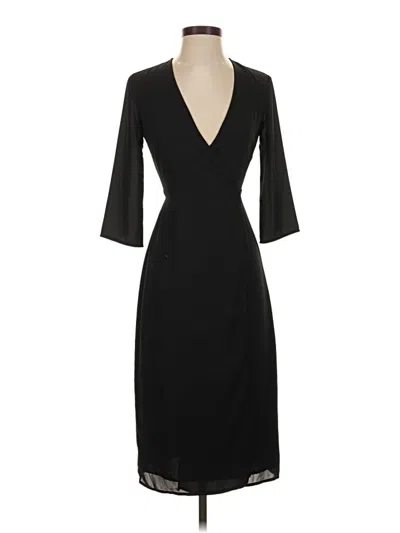 Pre-owned Babaton Cocktail Dress In Black
