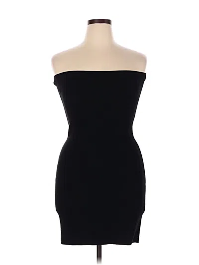 Pre-owned Babaton Cocktail Dress In Black