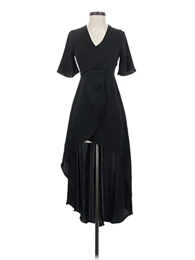 Pre-owned Babaton Cocktail Dress In Black