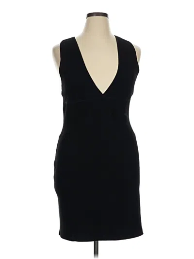 Pre-owned Babaton Cocktail Dress In Black