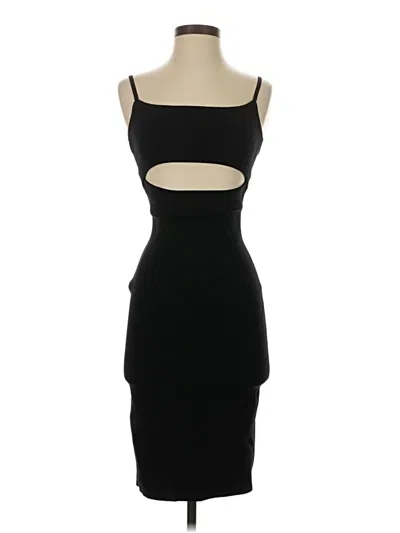 Pre-owned Babaton Cocktail Dress In Black