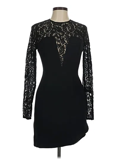 Pre-owned Babaton Cocktail Dress In Black