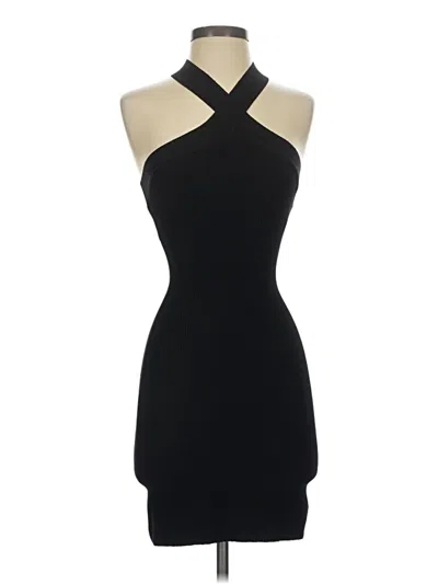 Pre-owned Babaton Cocktail Dress In Black