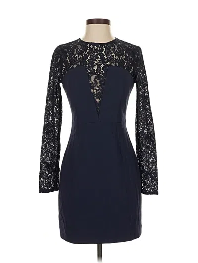 Pre-owned Babaton Cocktail Dress In Blue