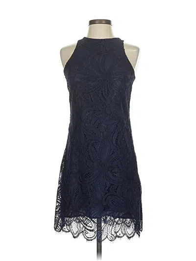 Pre-owned Babaton Cocktail Dress In Blue