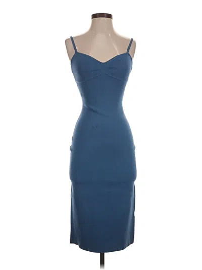 Pre-owned Babaton Cocktail Dress In Blue