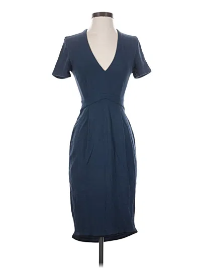 Pre-owned Babaton Cocktail Dress In Blue