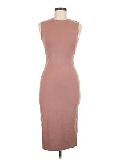 Pre-owned Babaton Cocktail Dress In Brown