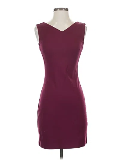 Pre-owned Babaton Cocktail Dress In Burgundy