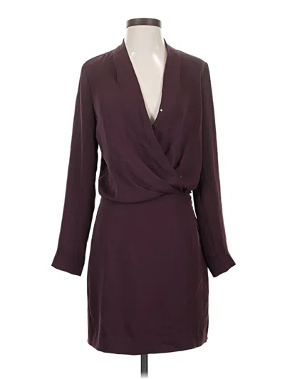 Pre-owned Babaton Cocktail Dress In Burgundy