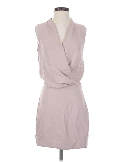 Pre-owned Babaton Cocktail Dress In Gray