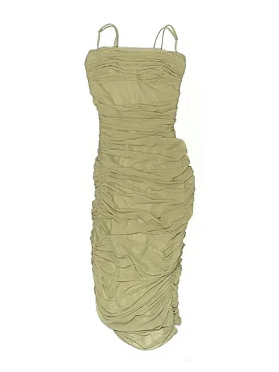 Pre-owned Babaton Cocktail Dress In Green