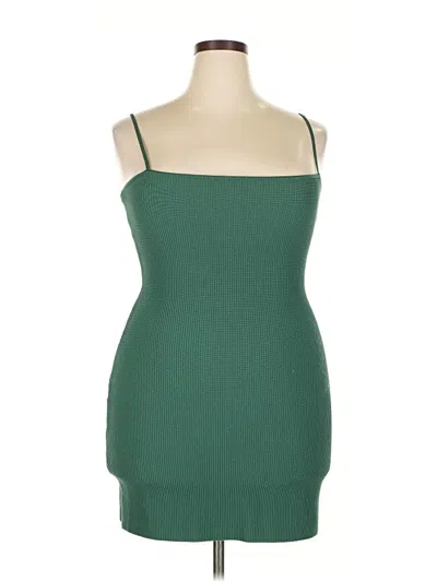 Pre-owned Babaton Cocktail Dress In Green