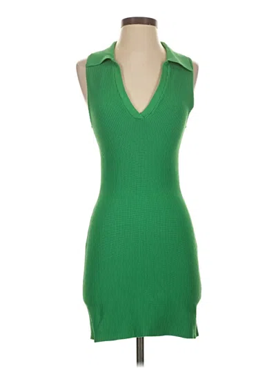 Pre-owned Babaton Cocktail Dress In Green