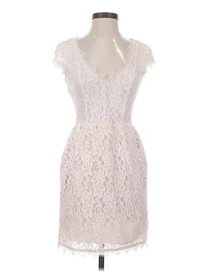 Pre-owned Babaton Cocktail Dress In Ivory