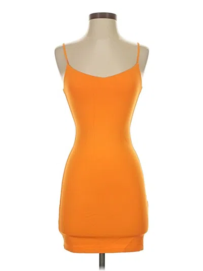 Pre-owned Babaton Cocktail Dress In Orange