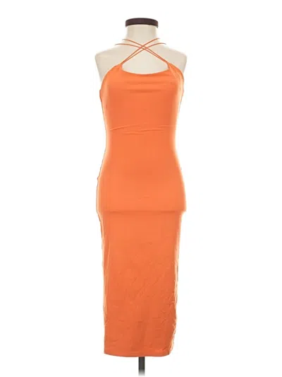 Pre-owned Babaton Cocktail Dress In Orange