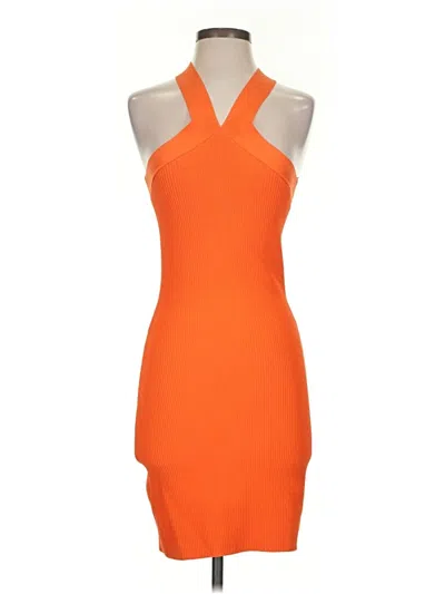Pre-owned Babaton Cocktail Dress In Orange
