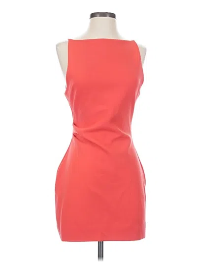Pre-owned Babaton Cocktail Dress In Orange