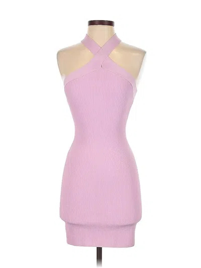 Pre-owned Babaton Cocktail Dress In Pink