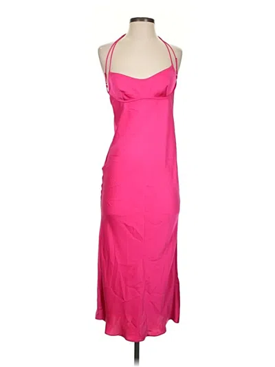 Pre-owned Babaton Cocktail Dress In Pink
