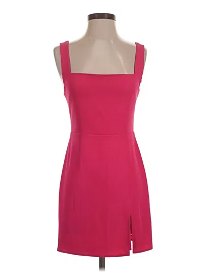 Pre-owned Babaton Cocktail Dress In Pink