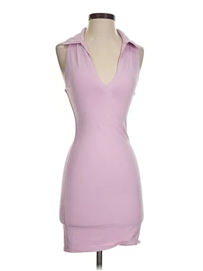Pre-owned Babaton Cocktail Dress In Purple