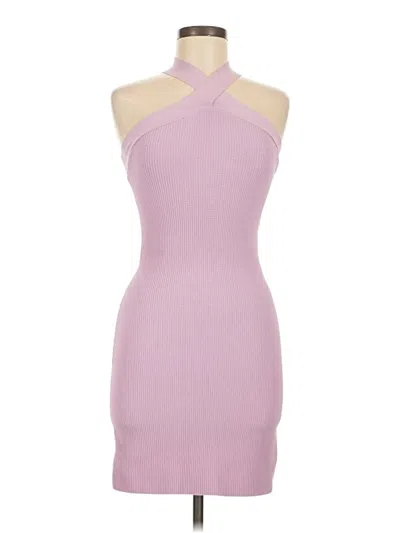 Pre-owned Babaton Cocktail Dress In Purple
