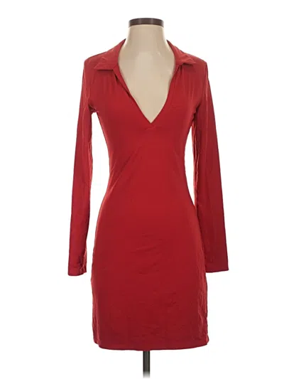 Pre-owned Babaton Cocktail Dress In Red