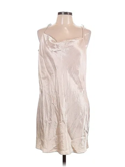 Pre-owned Babaton Cocktail Dress In Silver
