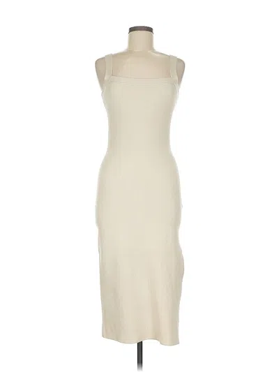 Pre-owned Babaton Cocktail Dress In White