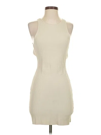 Pre-owned Babaton Cocktail Dress In White