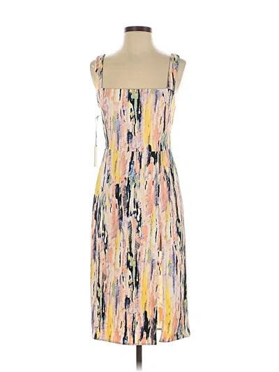 Pre-owned Babaton Cocktail Dress In Yellow