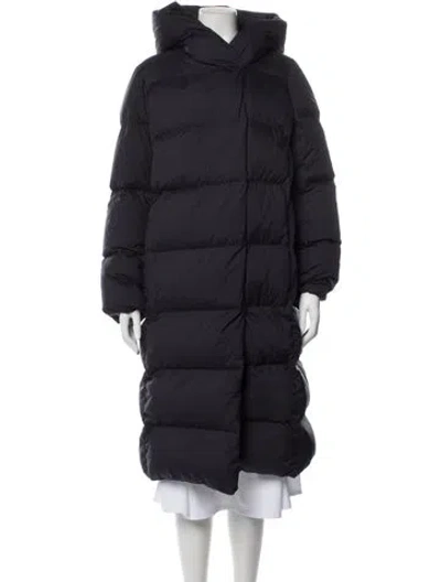 Pre-owned Babaton Down Coat In Blue