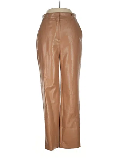Pre-owned Babaton Dress Pants In Brown