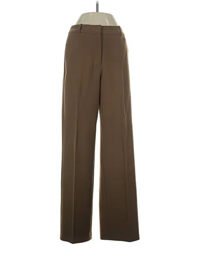 Pre-owned Babaton Dress Pants In Brown