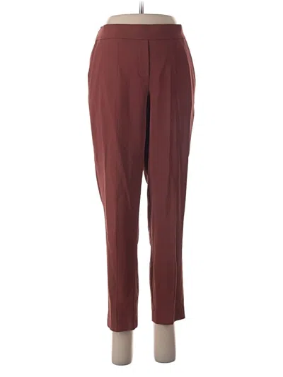 Pre-owned Babaton Dress Pants In Burgundy
