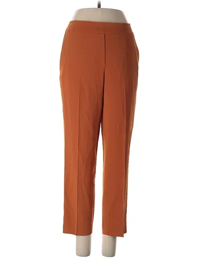 Pre-owned Babaton Dress Pants In Orange