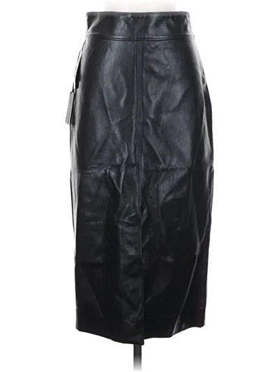 Babaton Faux Leather Skirt In Black