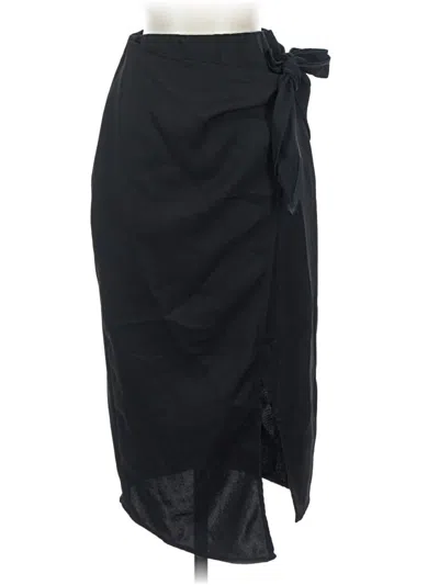 Pre-owned Babaton Formal Skirt In Black