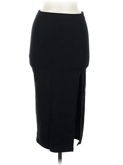 Pre-owned Babaton Formal Skirt In Black