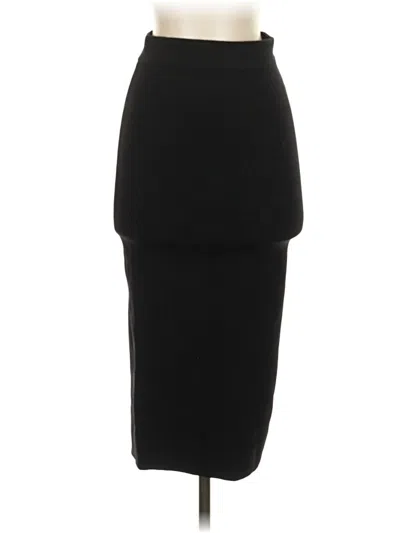 Pre-owned Babaton Formal Skirt In Black