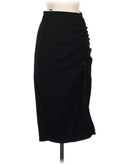 Pre-owned Babaton Formal Skirt In Black
