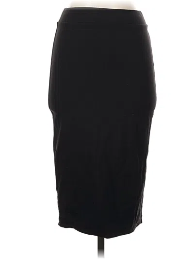 Pre-owned Babaton Formal Skirt In Black