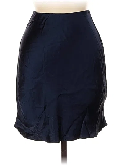 Pre-owned Babaton Formal Skirt In Blue