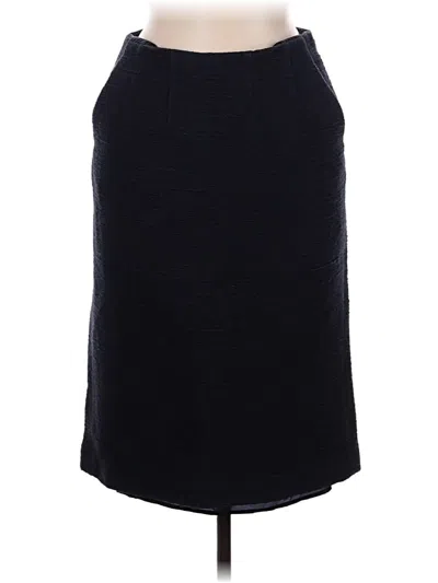 Pre-owned Babaton Formal Skirt In Blue