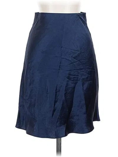 Pre-owned Babaton Formal Skirt In Blue