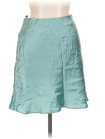 Pre-owned Babaton Formal Skirt In Blue