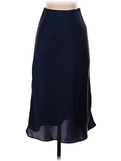 Pre-owned Babaton Formal Skirt In Blue